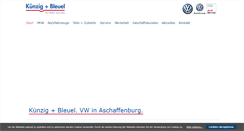 Desktop Screenshot of kuenzig-bleuel.de