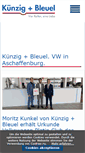 Mobile Screenshot of kuenzig-bleuel.de