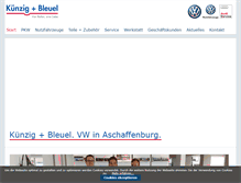 Tablet Screenshot of kuenzig-bleuel.de